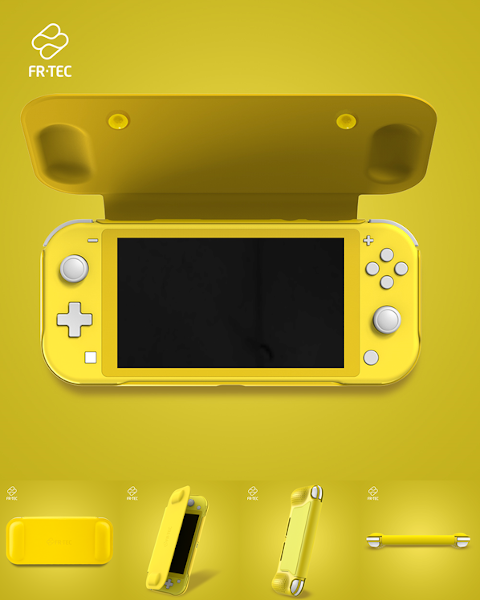 Funda Fr-Tec Plegable Flip Case Amarillo (Nsw - Lite) Funda Fr-Tec Plegable Flip Case Amarillo (Nsw - Lite)